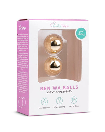 Easytoys Ben Wa Ballen 22mm - Goudkleurig