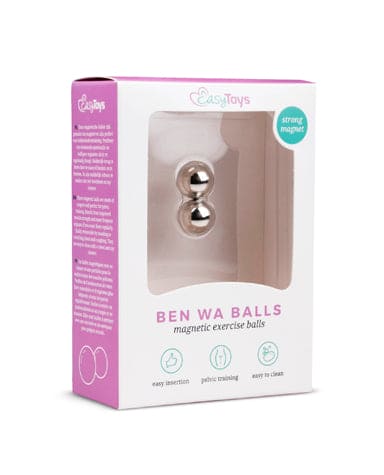 Easytoys ben Wa Ballen 12 mm - Zilverkleurig