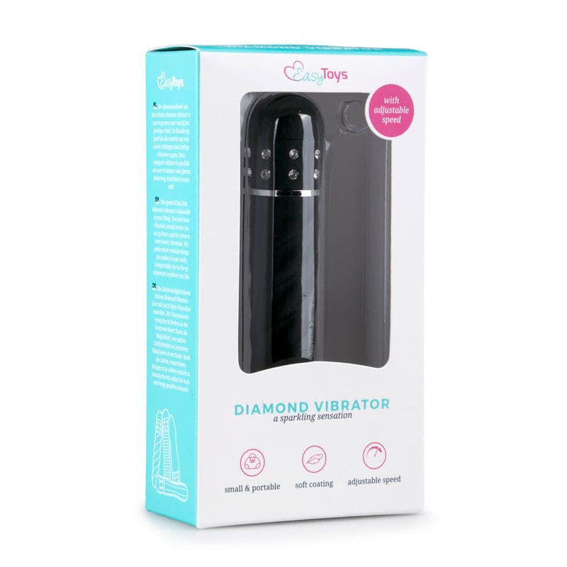 Easytoys Mini Vibrator Gedraaid - Zwart