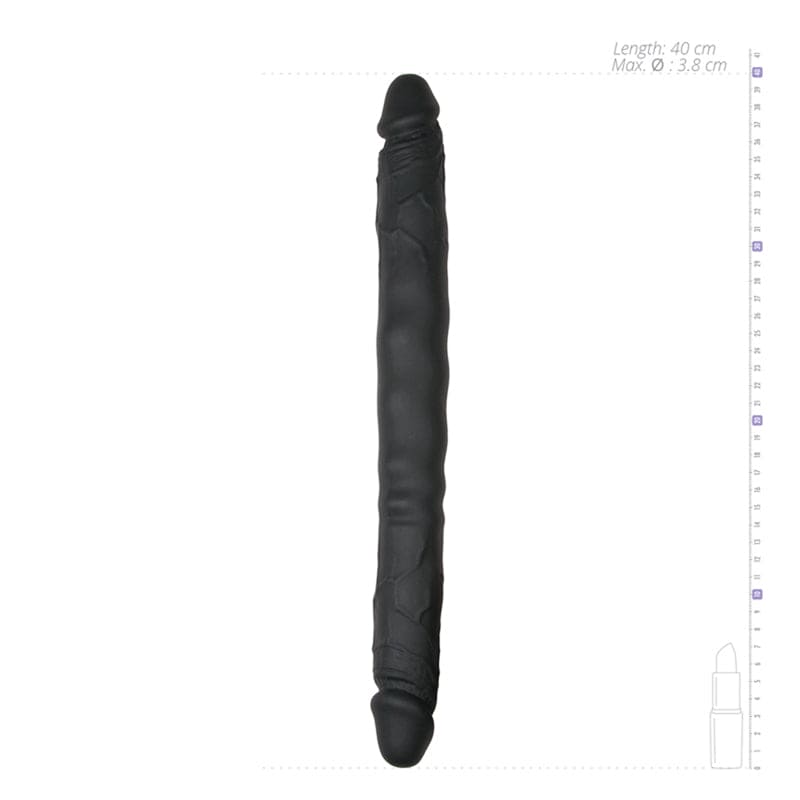 Double Ended Dildo - Zwart