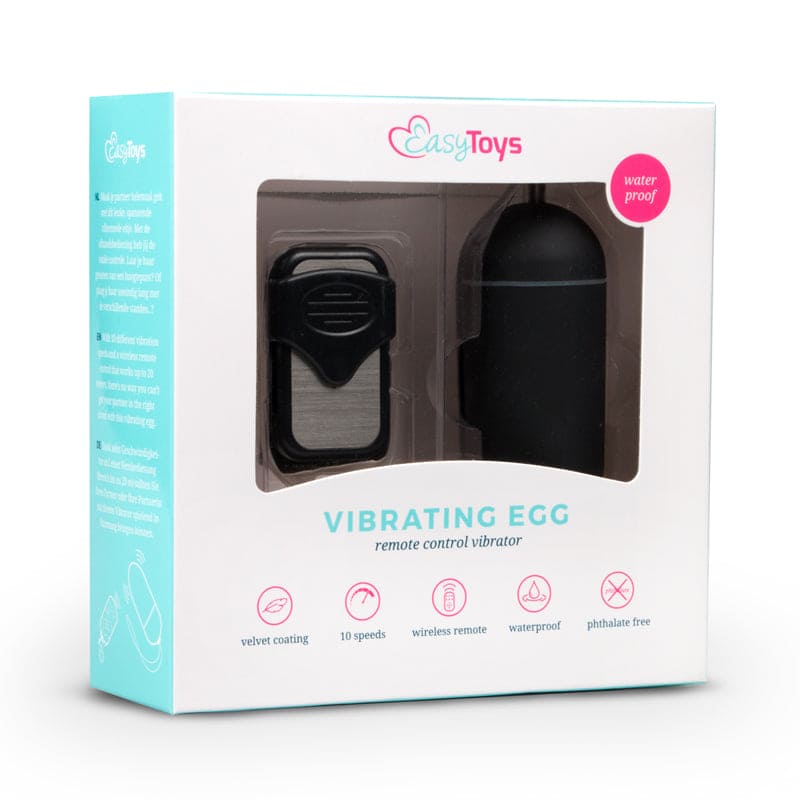 Easytoys Vibratie Ei - Zwart