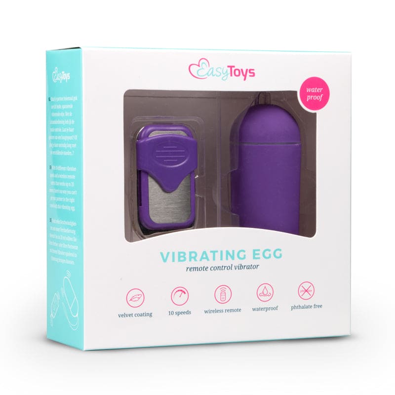 Easytoys Vibratie Ei - Paars