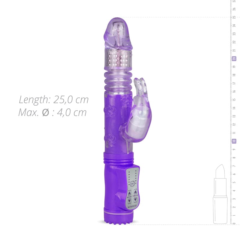 EasyToys Stotende Rabbit Vibrator - Paars