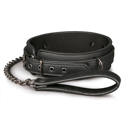 Fetish halsband met riem