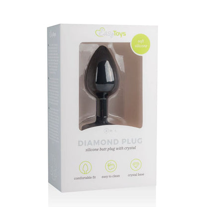 Plug Diamant Petit - Noir