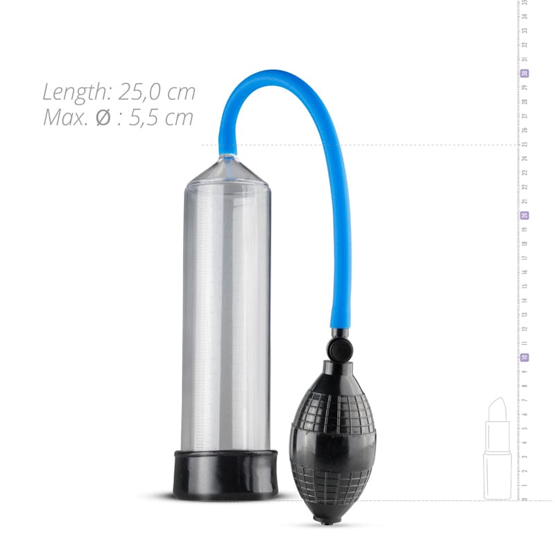 Penis Pump With Squeeze Ball - Transparent