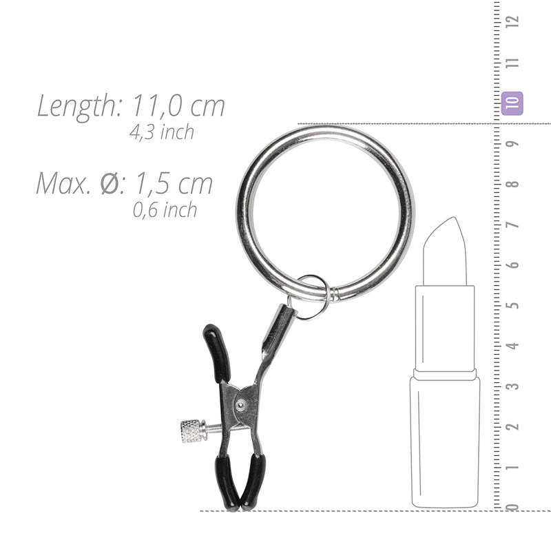 Adjustable Nipple Clamps With Large Rings