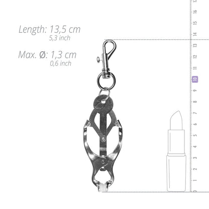 Pinces à tétons papillon avec clips