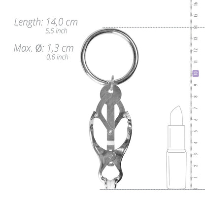 Pinces à tétons papillon avec anneau