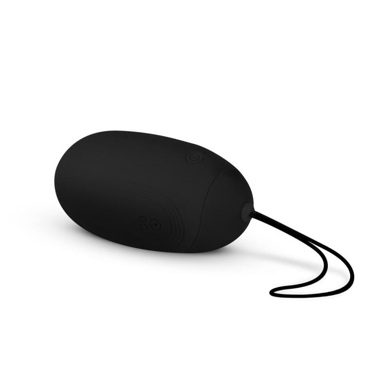 XL Vibration Egg With Remote Control - Black