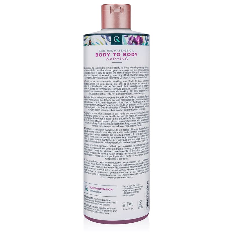 Exotiq Body To Body Warming Massage Oil - 500 ml