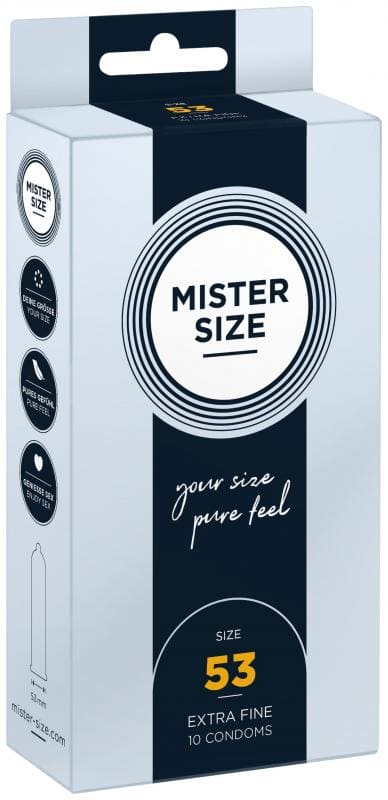 MISTER.SIZE 53 mm Condoms 10 pieces