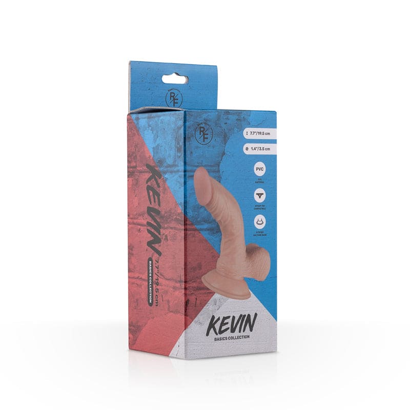 Kevin Realistic Dildo With Ball Bag - 12.5 cm