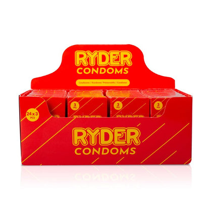 Condones Ryder - 24 x 3 Piezas