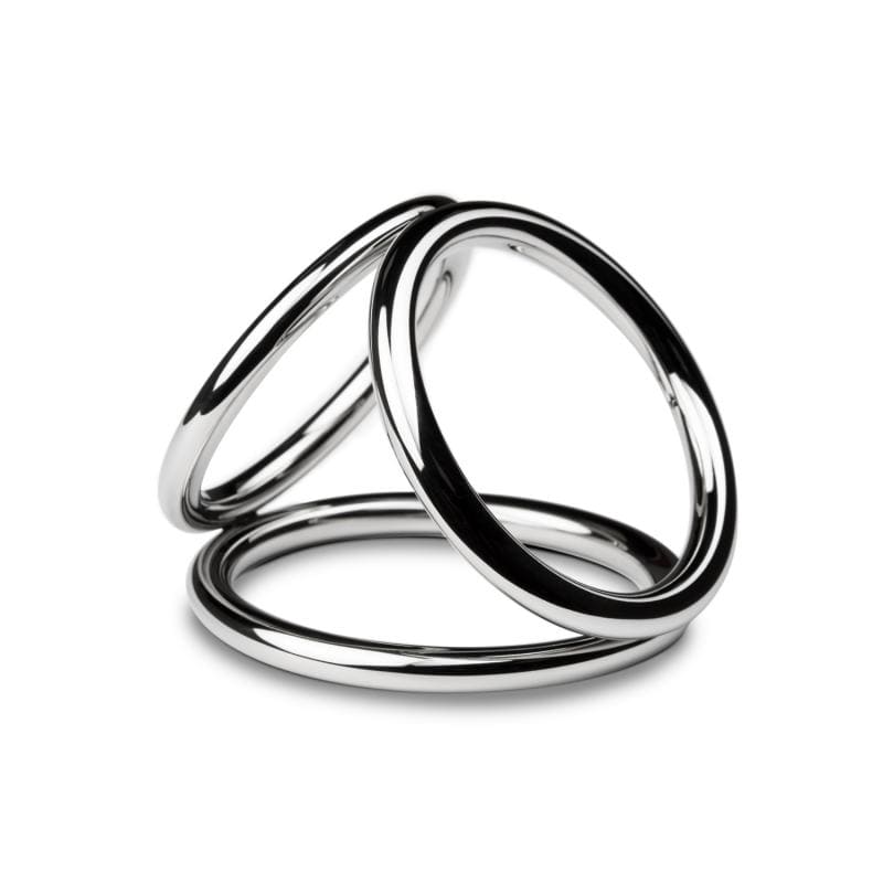 Sinner - Triad Chamber Metalen Cock- En Balring - Medium