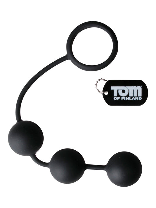 Tom of Finland Cockring Met Zware Anaalbeads