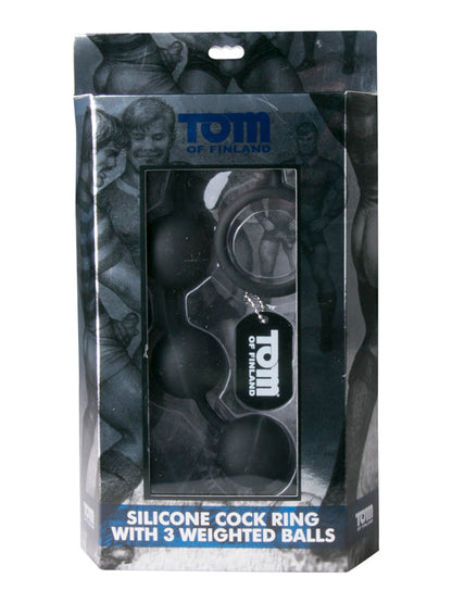 Tom of Finland Cockring Met Zware Anaalbeads