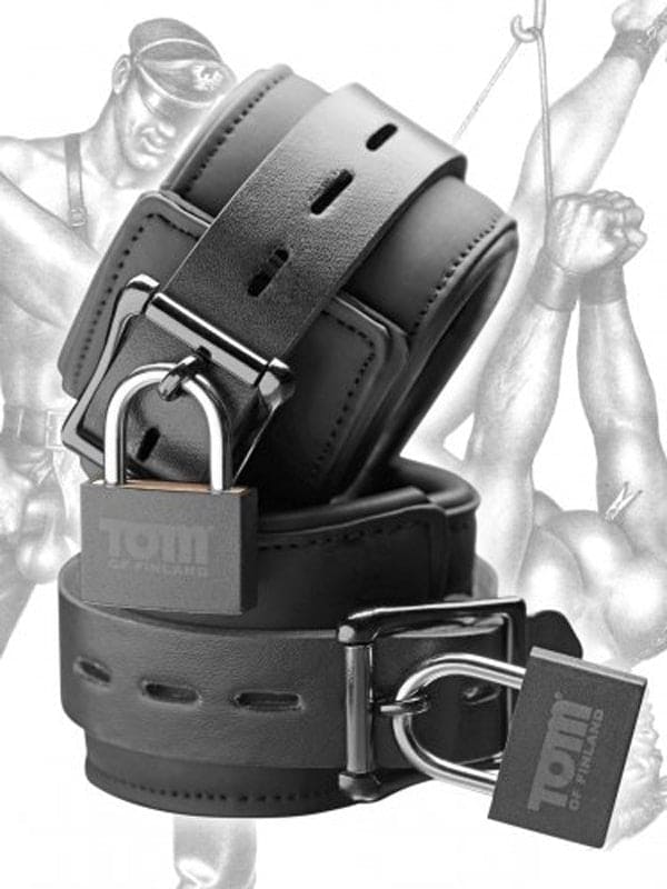 Tom of Finland Neopreen Handboeien met slot