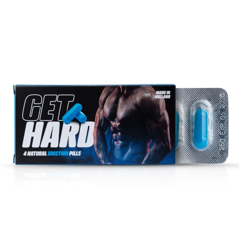 Get Hard! Erectiepillen - 4 Stuks