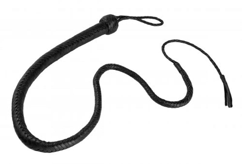 Lange Leren Zweep - 122 cm