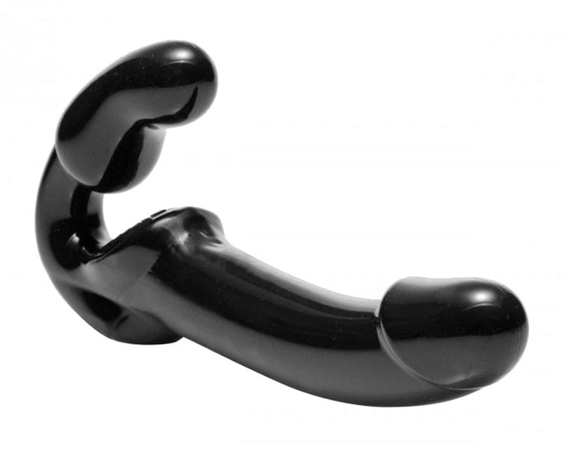 Strapless Voorbind Dildo - Zwart