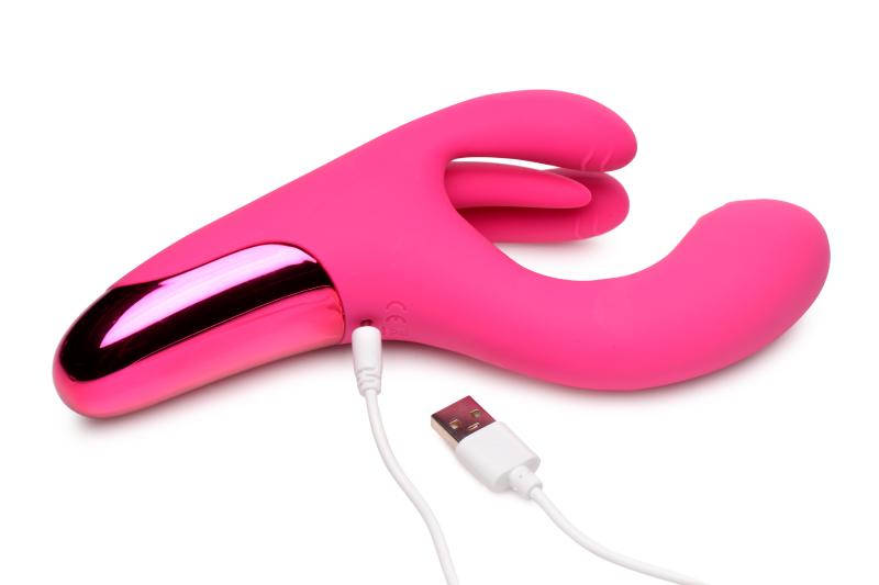 Triple Rabbit Vibrator - Roze