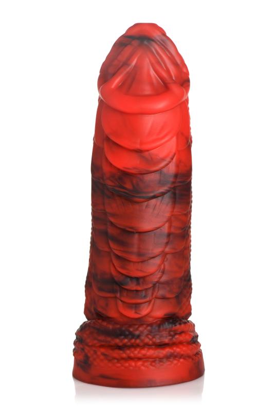 Fire Dragon Red Scaly Dildo