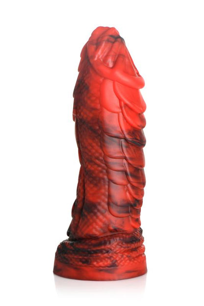 Fire Dragon Red Scaly Dildo