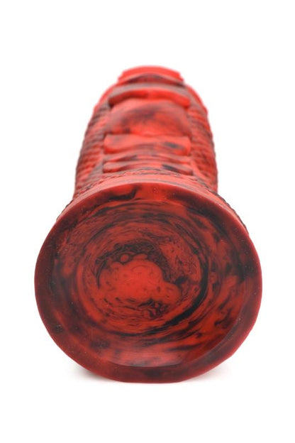 Fire Dragon Red Scaly Dildo