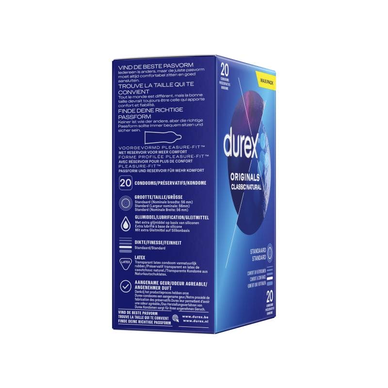 Durex Classic Natural Condooms - 20 stuks