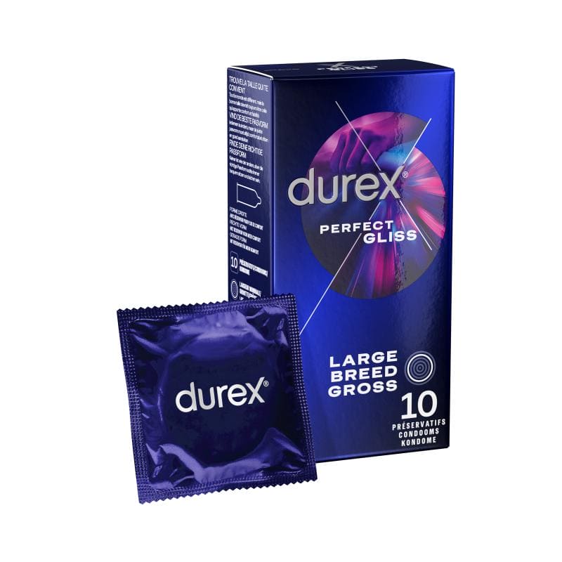 Préservatifs Durex Perfect Gliss - 10 pièces