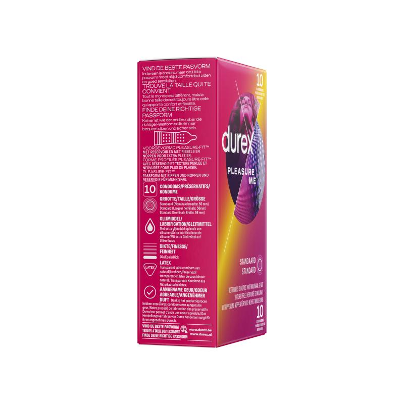 Durex Pleasure Me Condoms - 10 pieces