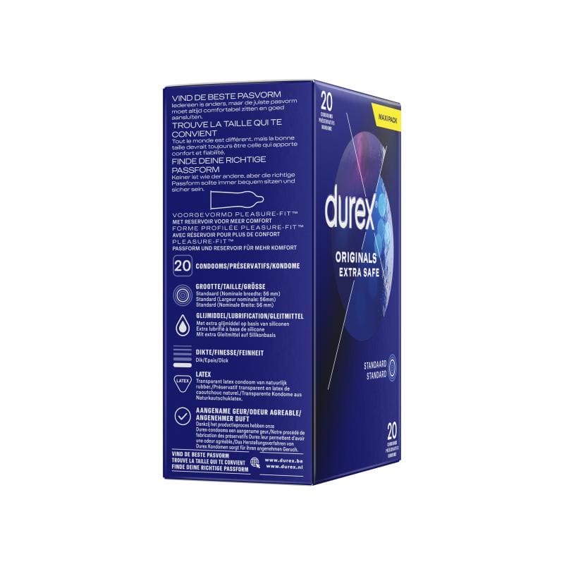 Préservatifs Durex Extra Safe - 20 pièces