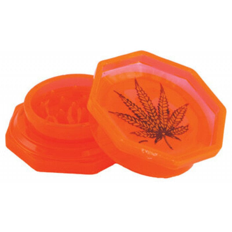 Grinder acrylic weed leaf (8 different colors) 50mm