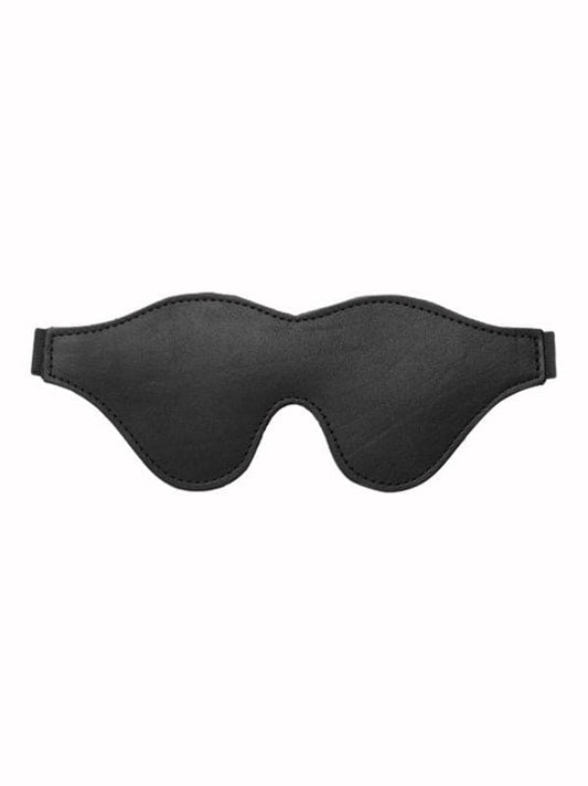 Strict Leather Black Fleece Lined Blindfold